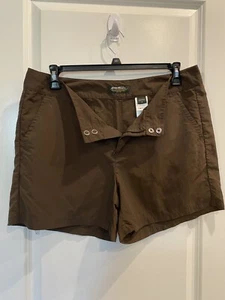 Eddie Bauer Mujer Plus 14 Pantalones Cortos Marrón Oscuro, Ligeros y Super Lindos - Imagen 1 de 9
