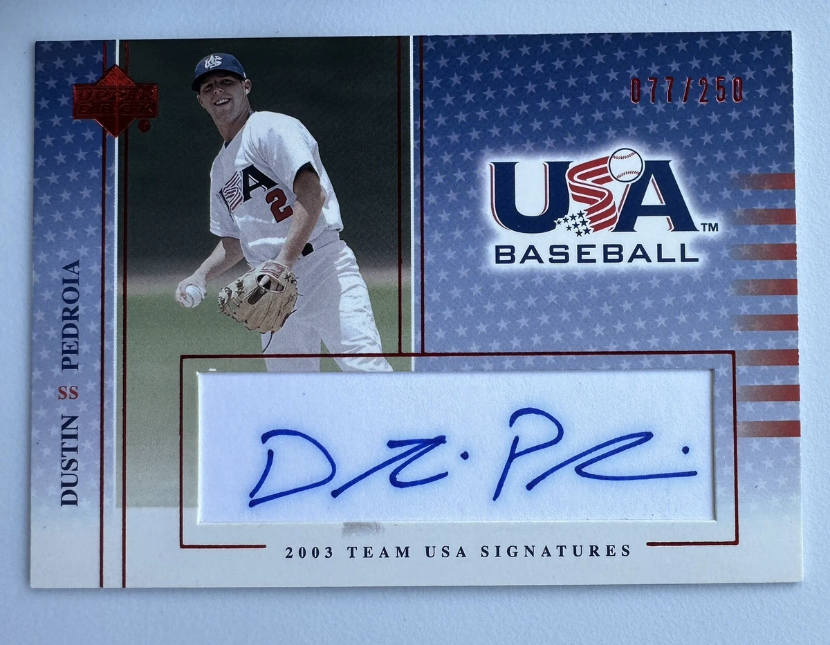2003 Upper Deck USA Baseball - Dustin Pedroia #S-16 for sale | eBay