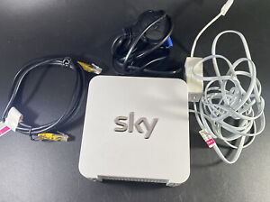 Sky Hub Router SR101 With Power, Broadband & Phone Cable, White
