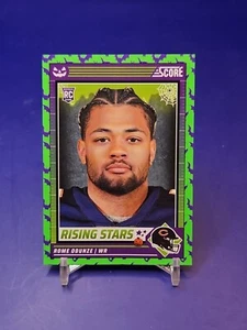 Rome Odunze RC 2024 Score Halloween Green Bats RISING STARS #44 - Picture 1 of 2