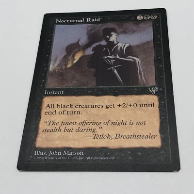 Magic The Gathering Noctural Raid Mirage Uncommon Instant - Image 1 of 4