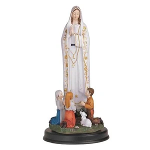 ARMADURA DE HIELO 12"H Nuestra Señora de Fátima Escultura de Resina (Multicolor) - Religiosa De... - Imagen 1 de 2