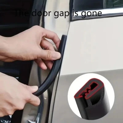2X For Toyota Car Sedan B-Pillar Door Seal Strip Weatherstrip Edge Mould Trims - Image 1 of 4