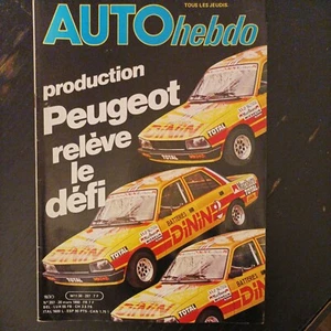 AUTO HEBDO 207 6H BRANDS HATCH 1980 AGS JH17 phil hill Peugeot 505 production - Bild 1 von 2