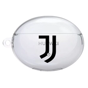 OFFICIAL JUVENTUS FOOTBALL CLUB LOGO CLEAR HARD CRYSTAL CASE FOR HUAWEI FREEBUDS - Picture 1 of 6