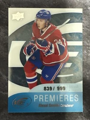 2011-12 Upper Deck Ice Premieres 66 Alexei Emelin Montreal Canadiens  - Image 1 of 2