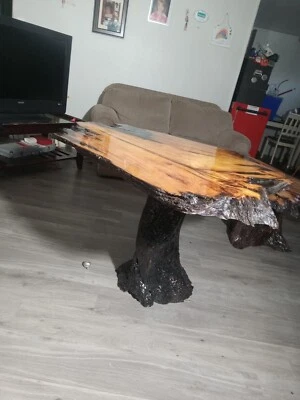Handcrafted Live Edge Yellow Juniper Tables - Image 1 of 4