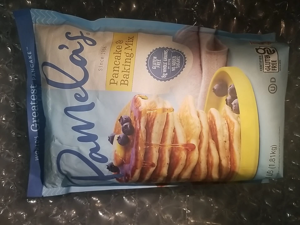 Mezcla para hornear y panqueques sin gluten Pamela's Products, sin sabor, 64 OZ Foto 1 de 4
