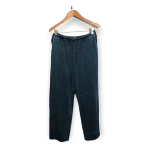 Pantalones Silvany con cordón para mujer grandes XL relajados bolsillos elásticos azul índigo - Imagen 1 de 5