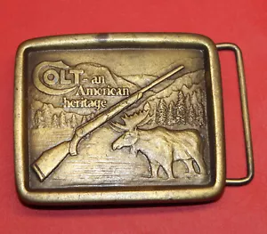 Colt Firearms An American Heritage Belt Buckle 1976 - Picture 1 of 2