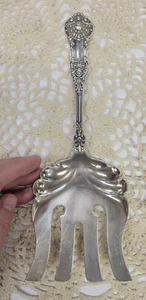 BAILEY BANKS BIDDLE STERLINGSILBER SPARGELGABEL KÖNIGSMUSTER 175 GR - Bild 1 von 11