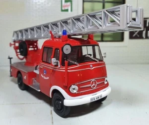 1:43 Mercedes L319 Drehleiter 1963 Fire Turntable Engine Diecast Scale Model - Picture 1 of 10