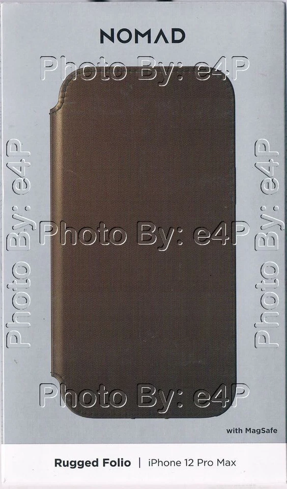 Now With MagSafe Charging iPhone 12 Pro Max Nomad Folio Leather Rugged Case