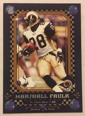2001 Pacific Crown Royale Card #20 Marshall Faulk St Louis Rams - Image 1 of 4
