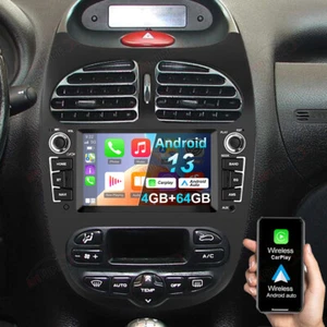 Für PEUGEOT 206 206CC 206SW Citroën C2 Carplay Autoradio Android GPS NAVI 4+64GB - Bild 1 von 24