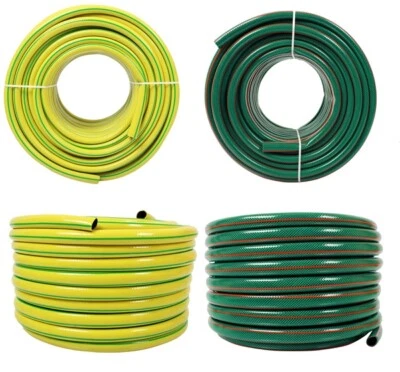 Gartenschlauch 1/2 " Zoll : 20m , 30m , 50m Wasserschlauch Schlauch Grün Gelb