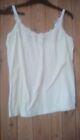 Unbranded ~Yellow Strappy  Sleeveless  Vest Top Size 16 Summer Beach Holiday