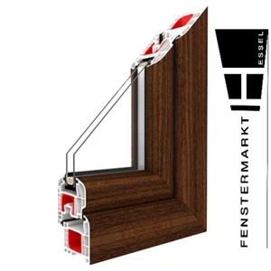 Fenster Macore - 1 flügelig Dreh-Kipp PVC Fenster Macore / Weiß Kunststoff - Bild 1 von 10