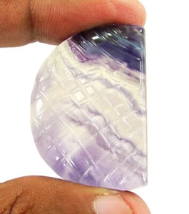 Piedra preciosa suelta de fluorita natural de 87,00 quilates tallada alambre envoltura piedra - 11533 - Imagen 1 de 2