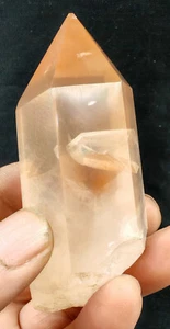 113g Boutique NATURAL PRETTY RUTILATED Stone Inside Stone CRYSTAL POINT - Picture 1 of 14