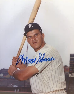 Photo dédicacée 8x10 Bill Moose Skowron (champion du monde des Yankees de New York) 1 - Photo 1/3