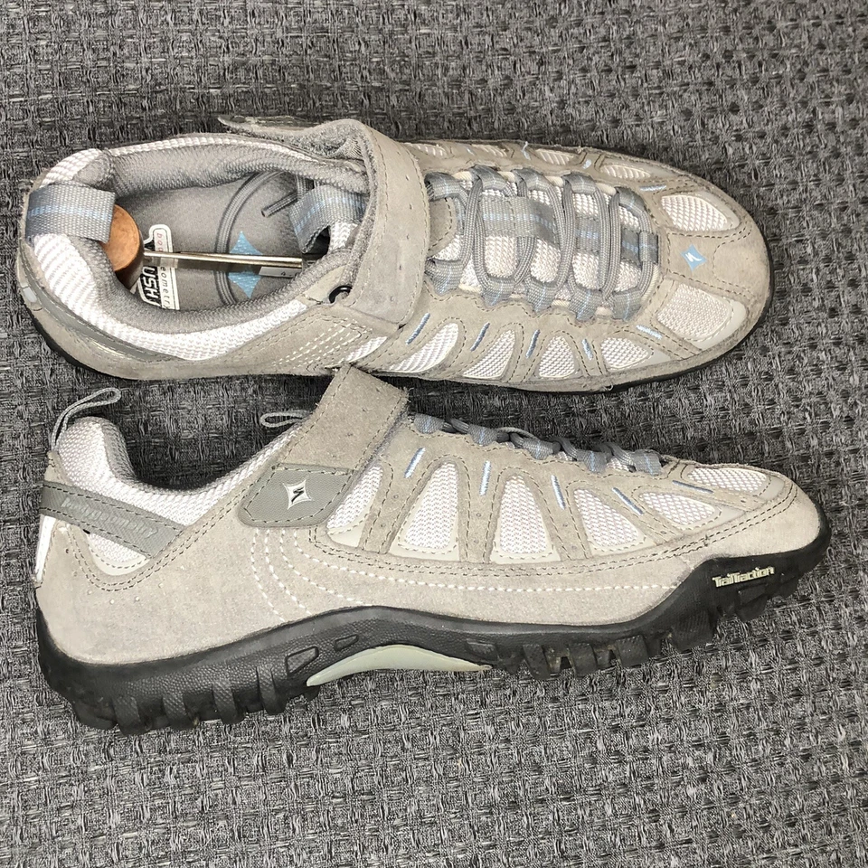 Sapato de mountain bike Specialized Tahoe WMN tamanho 41 (US10) bronzeado/azul - Imagem 1 de 4