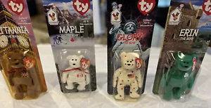 InternationBear, Erin, Britannia, Glory, Maple, McDonalds TY Beanie Baby Set Neu in Verpackung - Bild 1 von 12