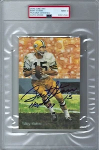BART STARR SIGNED GOAL LINE ART CARD GLAC AUTOGRAPHED PSA/DNA 9 MINT - Picture 1 of 1