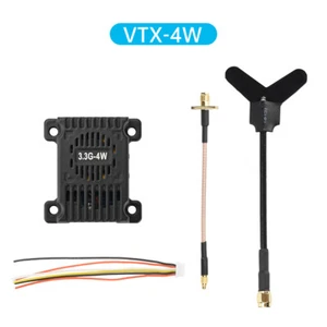 3.3GHz 4/6W Wireless Video Transmitter Receiver VTX / VRX with Manual f/ FPV - Picture 1 of 27