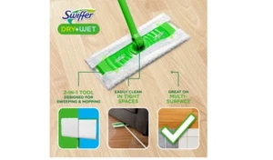 Swiffer Sweeper Dry + Wet Multi Sweeping Kit (1 Sweeper, 7 Dry Cloths, 3 Wet Clo - Picture 1 of 4