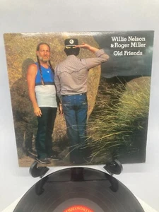 Willie Nelson & Roger Miller Old Friends Vinyl LP 1982 Columbia Record PC-38013 - Picture 1 of 8
