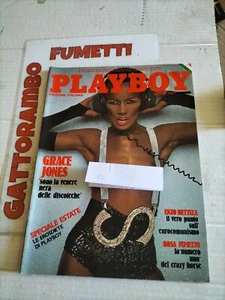 Playboy Grace Jones + Poster August 1978 Italienische Ausgabe - Rizzoli Sehr gut - Bild 1 von 4