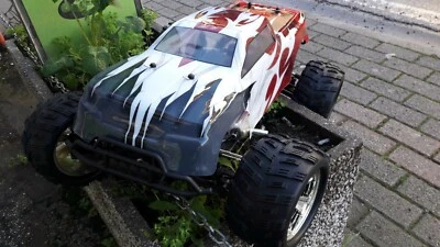 HIN8MT MONSTER TRUCK N8MT CLUSTER 1/8 A SCOPPIO MOTORE GO21 RTR 2.4GHZ - Immagine 1 di 4