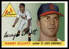 1955 Topps #137 Harry Elliott RC St. Louis Cardinals EX-EXMINT NO RESERVE!