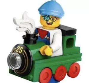 Train Kid LEGO 71045 - Series 25 Minifigure - Train Kid - Picture 1 of 1