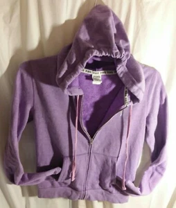 Victoria's Secret PINK Damen Medium Hoodie Kordelzug & Reißverschluss Jacke - Bild 1 von 12