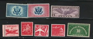 Correo Aéreo Entrega Especial 1930-1962 8 sellos diferentes MLH - Imagen 1 de 1