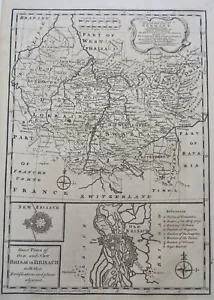 Heiliges Römisches Reich Deutschland Rheinland Württemberg Franken 1760 Bowen Karte - Bild 1 von 4