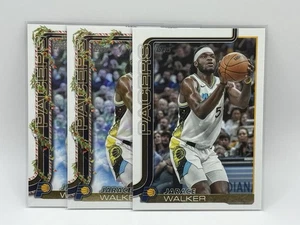  Lote de 3 tarjetas Topps Jarace Walker #50 (1) y versión navideña #H41 (2) 2025 - Imagen 1 de 1