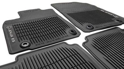 16-18 Lexus ES300h/ES350 All-Weather Floor Mats 4pc Black Genuine PT908-33160-20 - Image 1 of 4