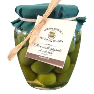 Olive Verdi In Acqua Salamoia Giganti Naturali Raccolte E Prodotte In Calabria - Foto 1 di 10