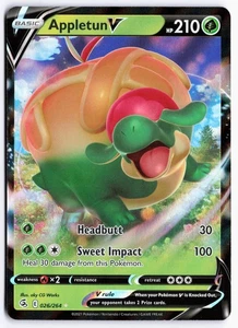 Appletun V Ultra Rare SWSH08: Fusion Strike 026/264 NM - Picture 1 of 2