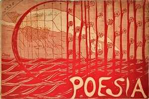 POESIA - RASSEGNA INTERNAZIONALE DIRETTA DA MARIO DESSY - ANNO I NUMERO 2-3 1920 - Foto 1 di 4