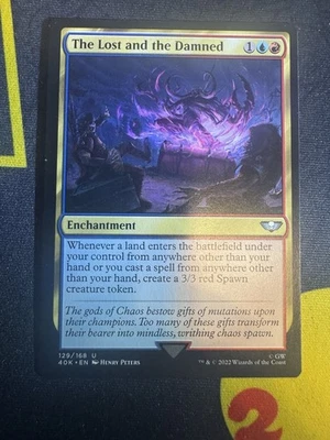 EXACT CARD PICTURED The Lost And The Damned 40K 129 MTG Warhammer 40k Eng Non-F - Image 1 of 4
