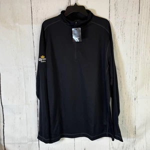 Nike Golf Therma-Fit Pullover Mens 2XL Black Corona Extra Embroidered Jacket - Picture 1 of 11