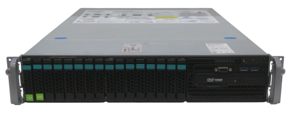 Intel R2208WTTYSR Terra 7220 G2 Server 2x E5-2600v4 24x DIMM 16-Bay 2.5" CTO - Image 1 of 1