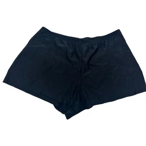 NWY St. Tropez Swimwear Black Women's Swim Shorts sz 24W - Picture 1 of 4