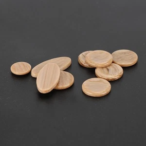 9Pcs Saxophon-Tasten Inlay Plastic Dekoration Musikinstrumenten-Zubehör Khak FOY - Picture 1 of 10