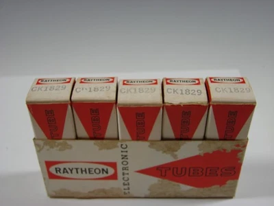 Juego de 5 enchufes de tubo Nixie de 11 pines tipo Raytheon CK1829 nuevos de stock antiguo Foto 1 de 4
