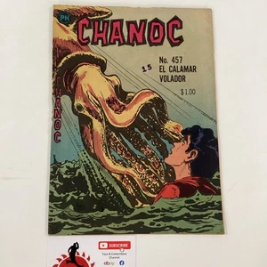 MEXICAN SPANISH COMICS CHANOC #457 AVENTURAS DE MAR Y SELVA PH HERRERIAS MEXICO - Picture 1 of 6